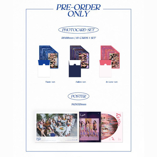 TWICE THE 10th Mini ALBUM『Taste of Love』輸入盤