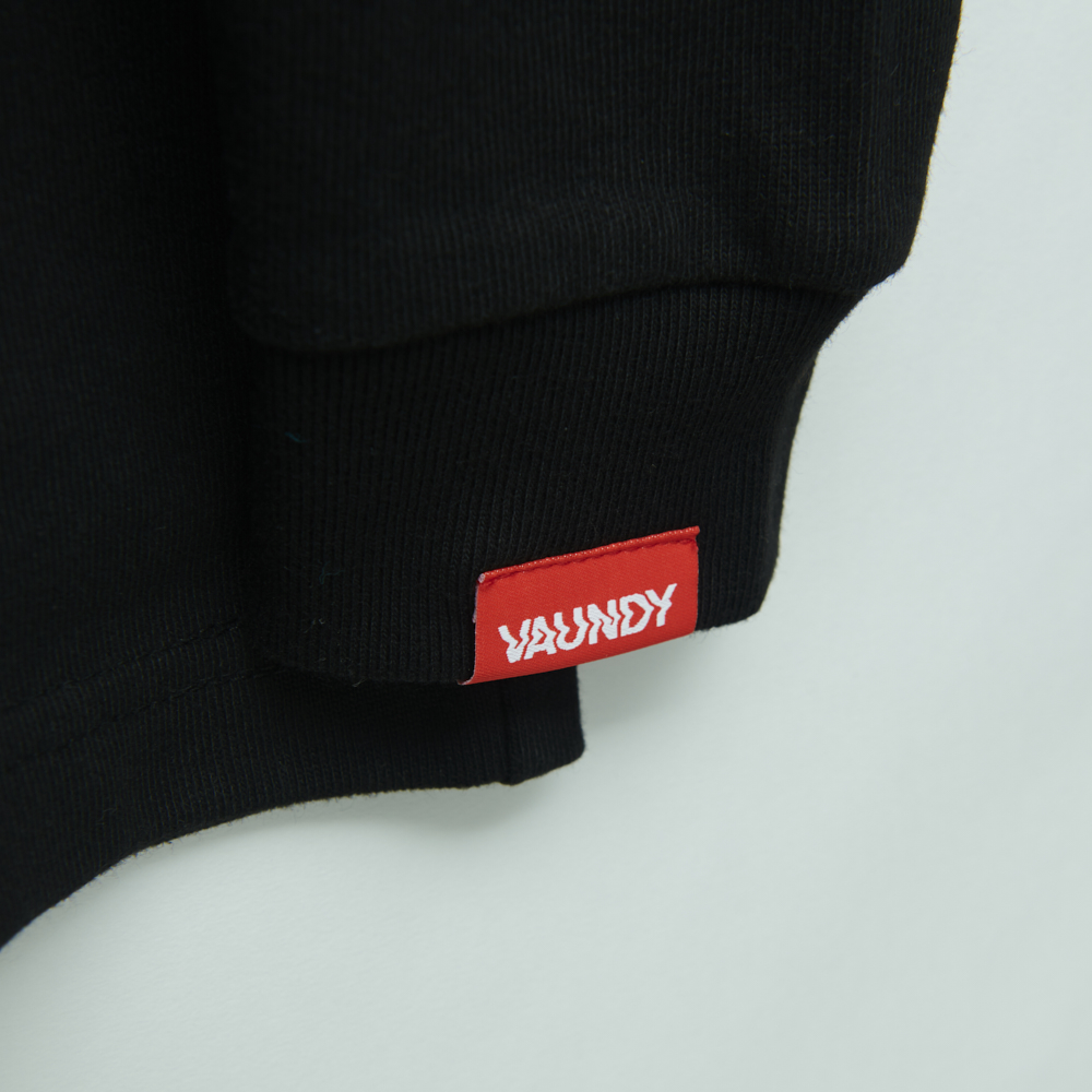 Long Sleeve Light Sweatshirts“Sink”[Black]