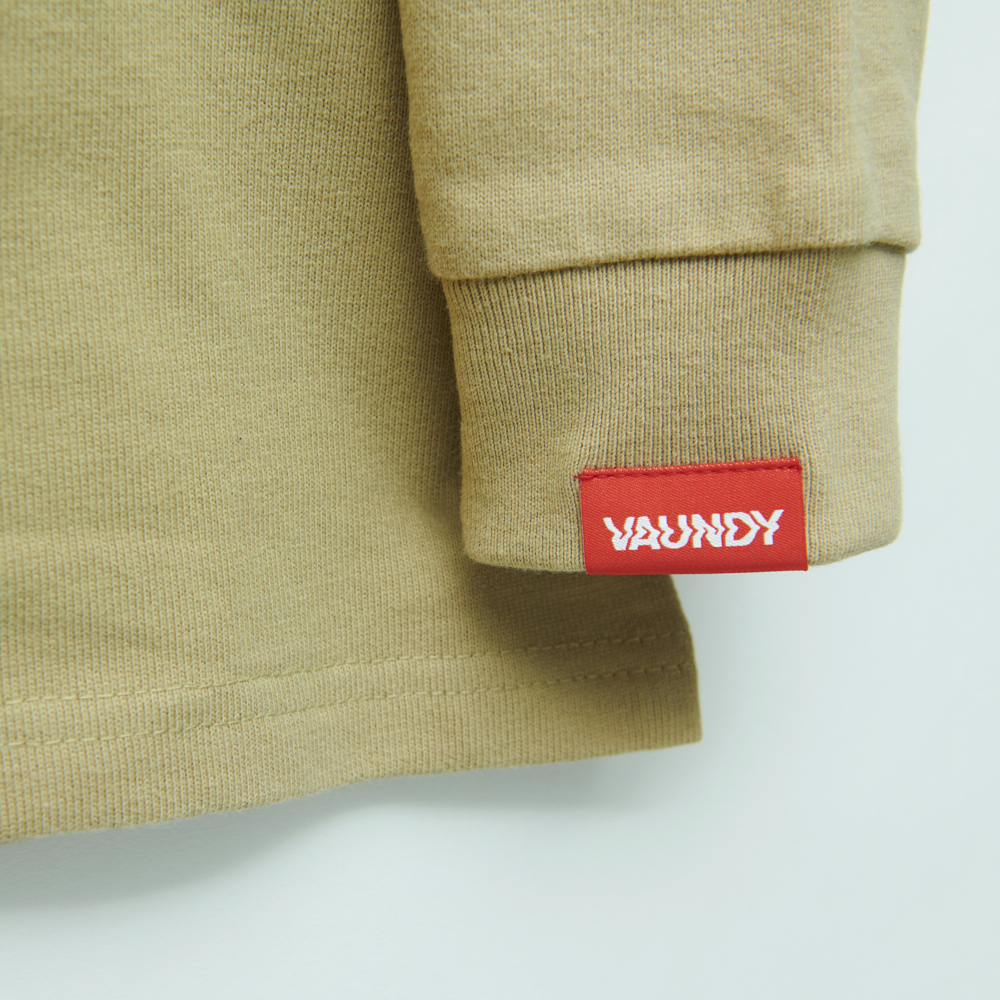 Long Sleeve Light Sweatshirts“Sink”[Khaki]