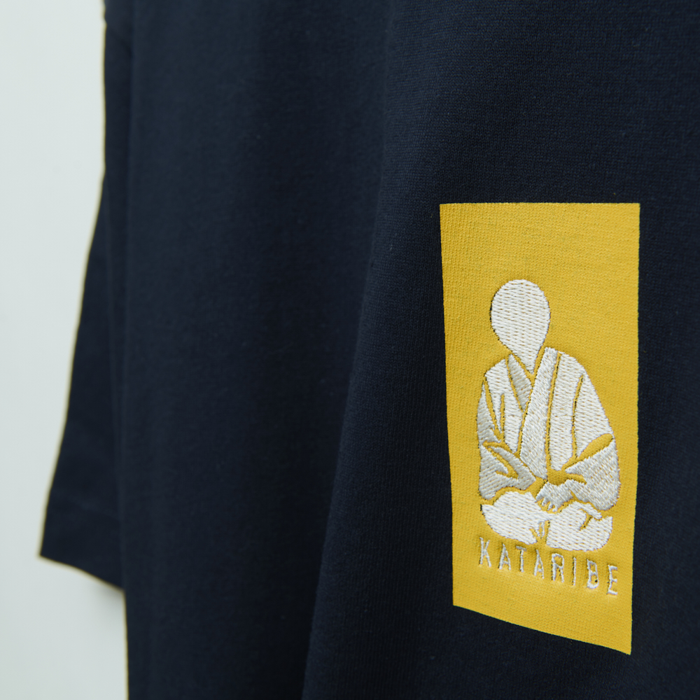 Logo T-shirts “KATARIBE”[Navy]
