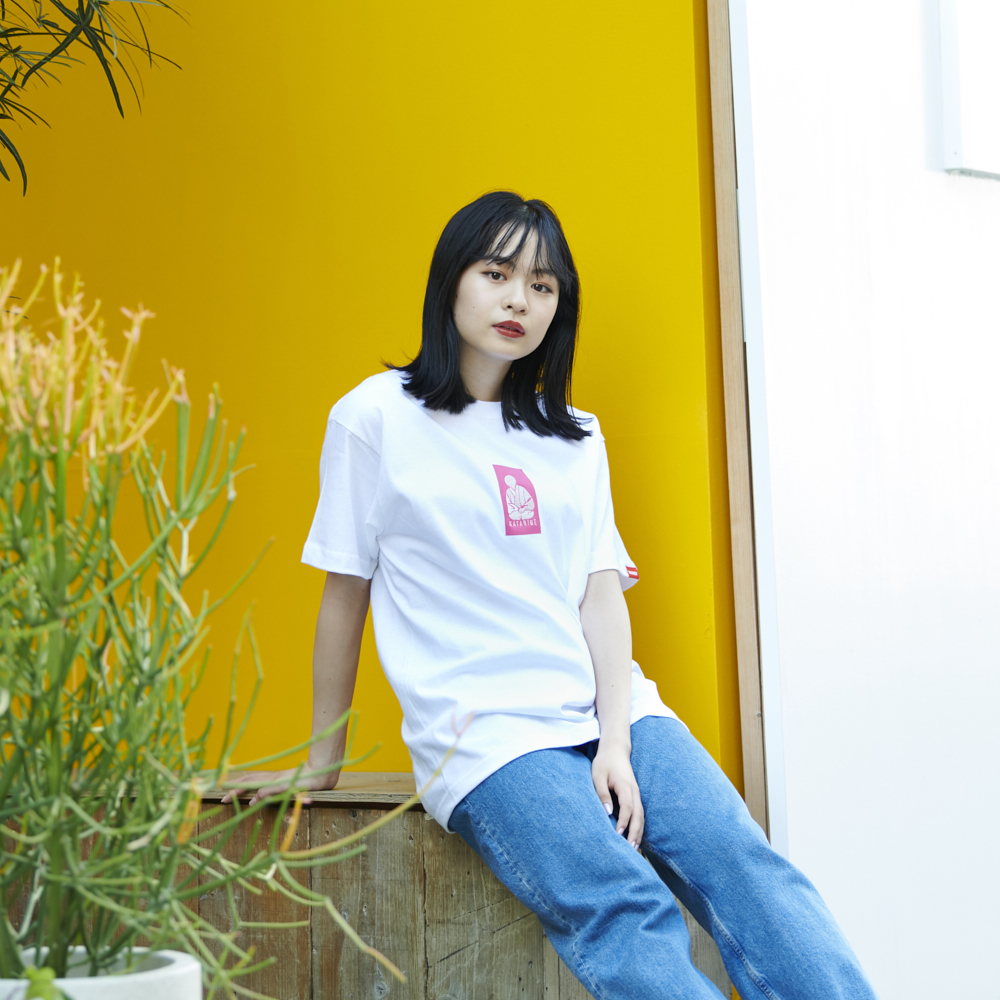 Logo T-shirts “KATARIBE”[White]