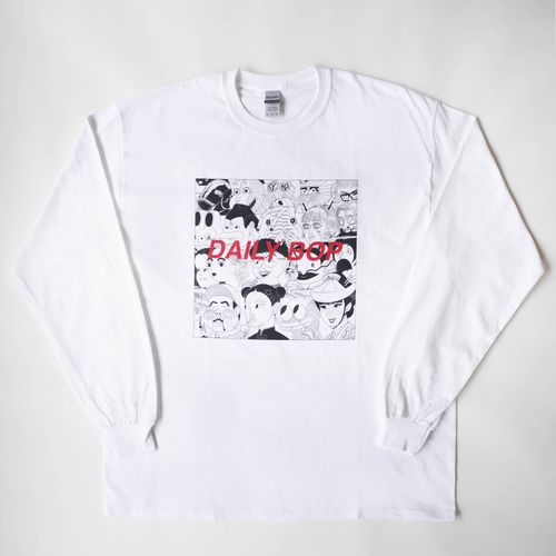 【Lucky Kilimanjaro】DAILY BOP ロンT　ホワイト