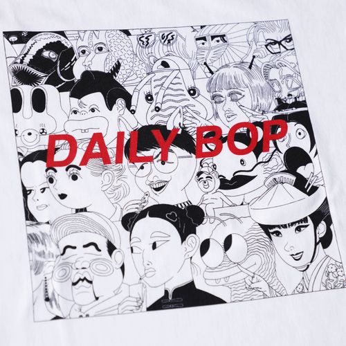 【Lucky Kilimanjaro】DAILY BOP ロンT　ホワイト