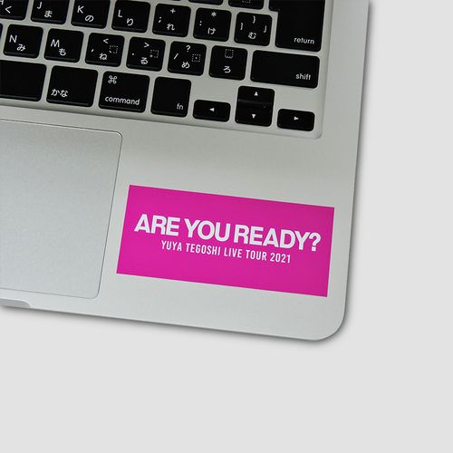 ステッカー 【ARE YOU READY?】