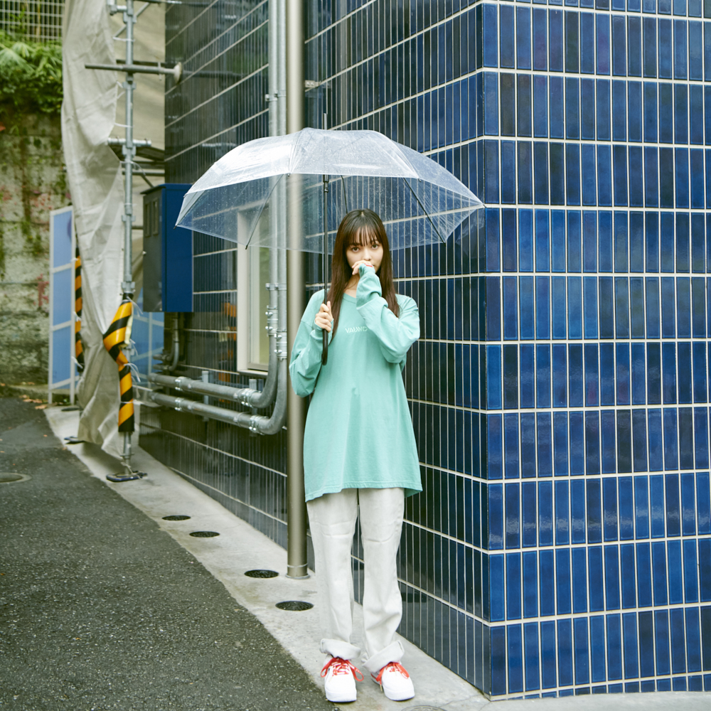 Long Sleeve T-shirts“Hanauranai”[Green]