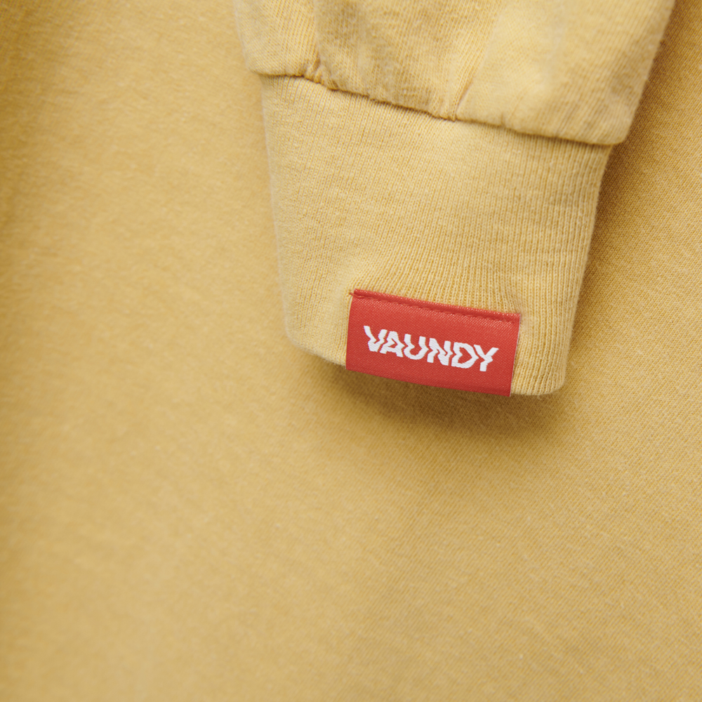 Long Sleeve T-shirts“Hanauranai”[Mustard]