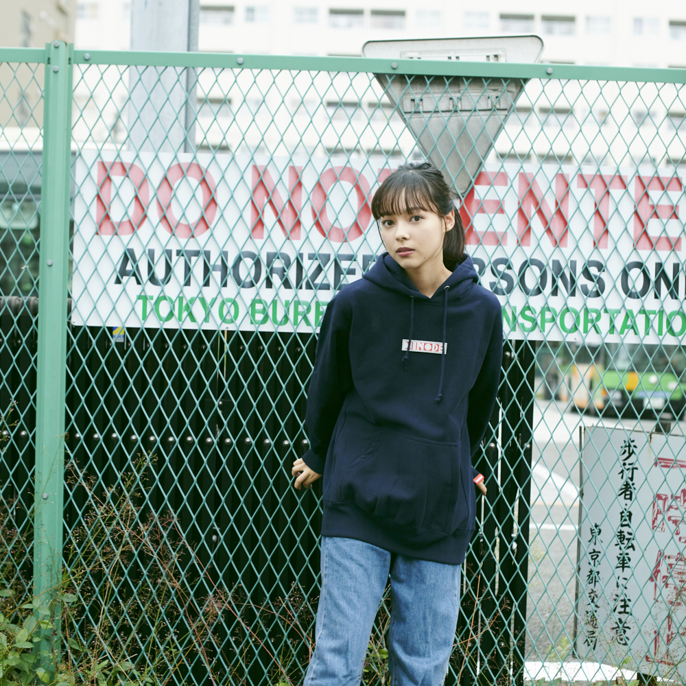 Logo Hoodie “HINODE”[Navy]