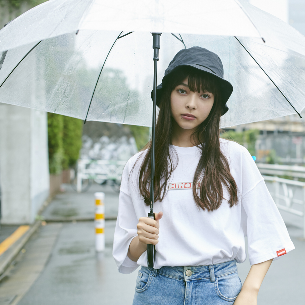 Logo T-shirts“HINODE”[White]