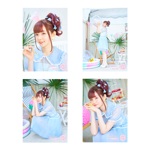 L判ブロマイド4枚セットB 7colors world×7colors world Tourist Meeting2021 ver.