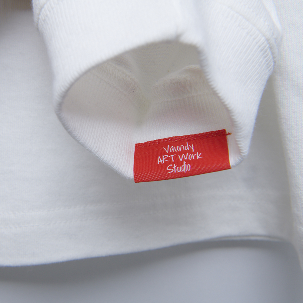 Long Sleeve T-shirts“NIDONE”[Natural]