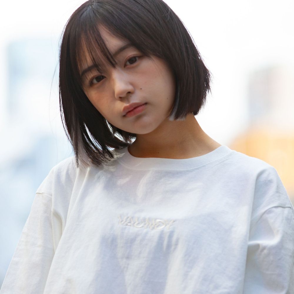 Long Sleeve T-shirts“NIDONE”[Natural]