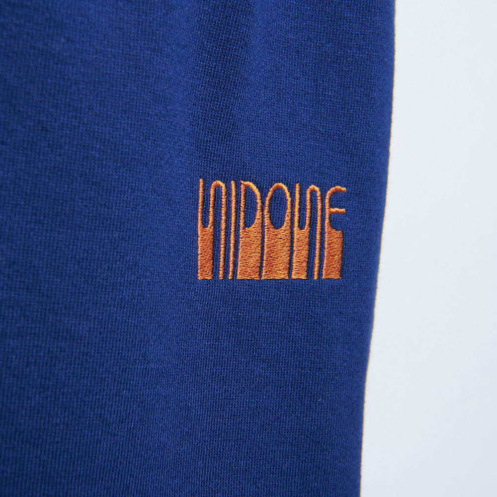 Logo Sweat Bottoms“NIDONE”[Navy×Orange]
