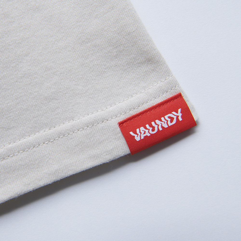 Logo T-shirts“NIDONE”[Light beige]