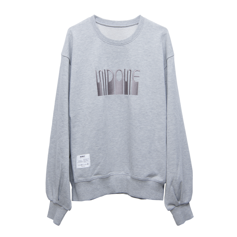 商品詳細ページ | Vaundy ONLINE STORE | Logo Sweat Tops“NIDONE”[Gray]