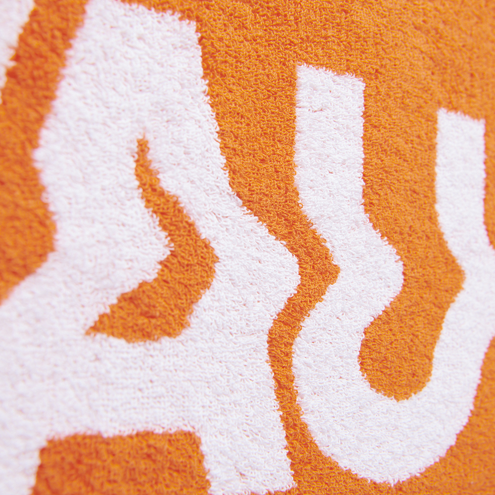 Logo Jacquard Towel[Orange×White]