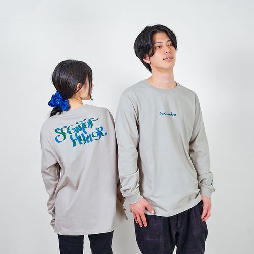 カラフル銀テープロングスリーブTシャツ