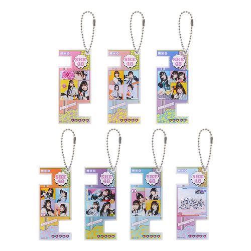 SKE48「心にFlower」アクリルスマホスタンドキーホルダー(ランダム全7種)