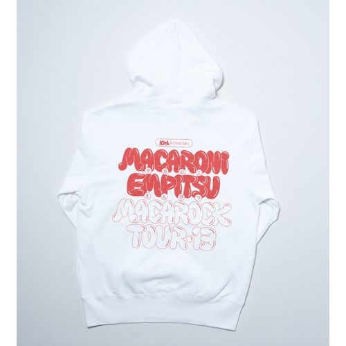 花風船とバルーンロゴのパーカー/ホワイト