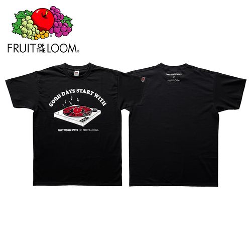 FUNKY MONKEY BΛBY’S × FRUIT OF THE LOOM T-shirt/BLK