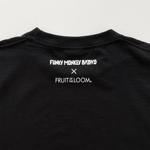 FUNKY MONKEY BΛBY’S × FRUIT OF THE LOOM T-shirt/BLK