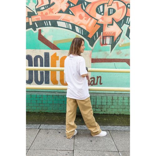 FUNKY MONKEY BΛBY’S × FRUIT OF THE LOOM T-shirt/WHT