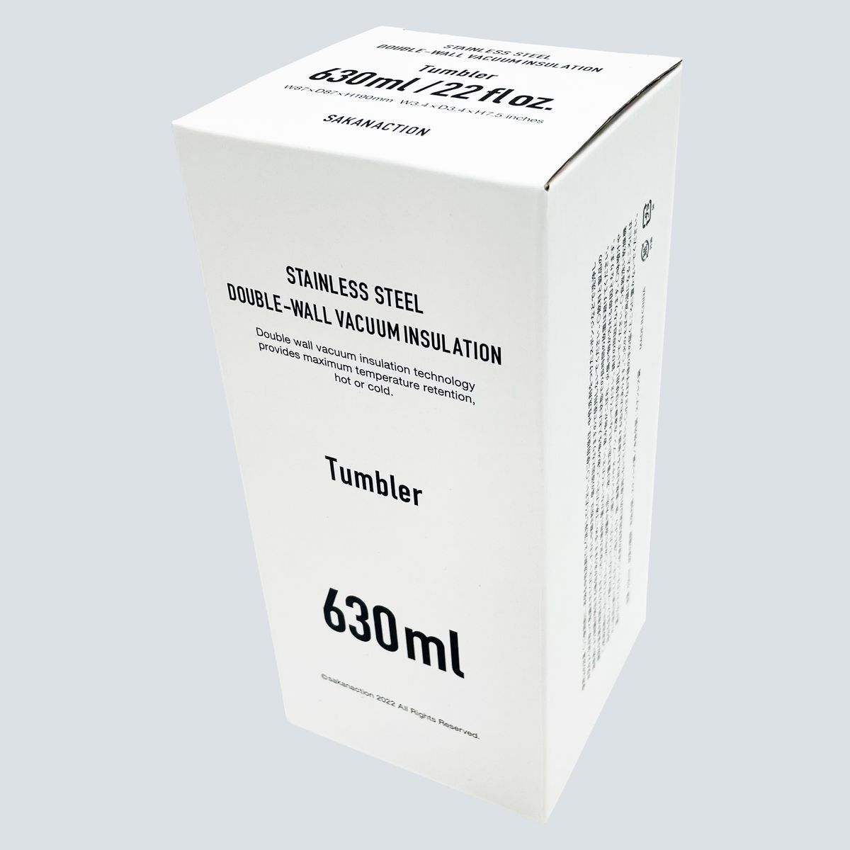 DOUBLE WALL STAINLESS TUMBLER