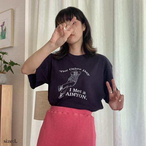 THE OTHER DAY, I MET A AIMYON Tee/ネイビー