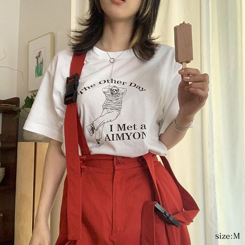 THE OTHER DAY, I MET A AIMYON Tee/ホワイト