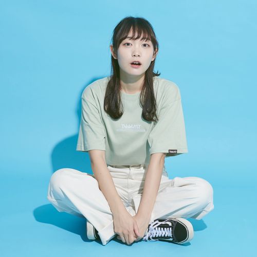 刺繍ロゴTシャツ [ミント]