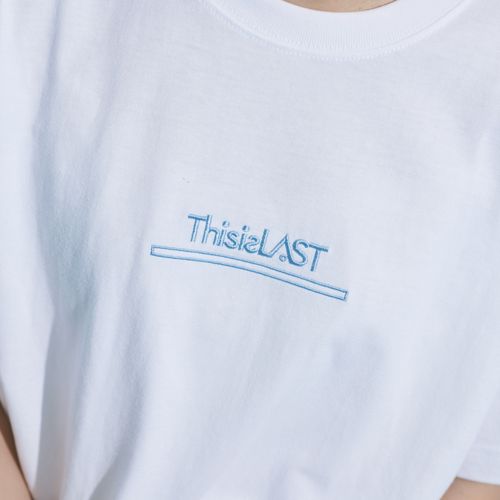 刺繍ロゴTシャツ [ホワイト]