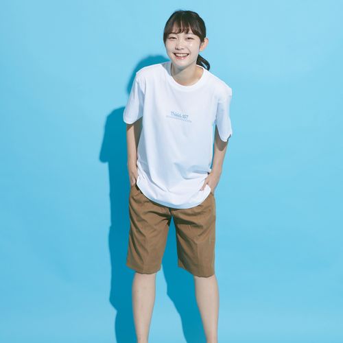 刺繍ロゴTシャツ [ホワイト]