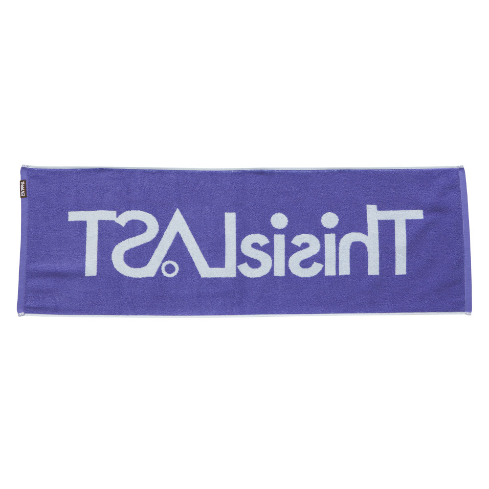 ロゴジャガードタオル [ライトブル-×ブルー]