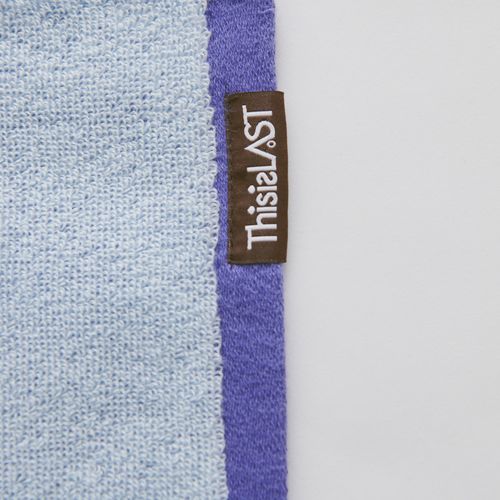 ロゴジャガードタオル [ライトブル-×ブルー]