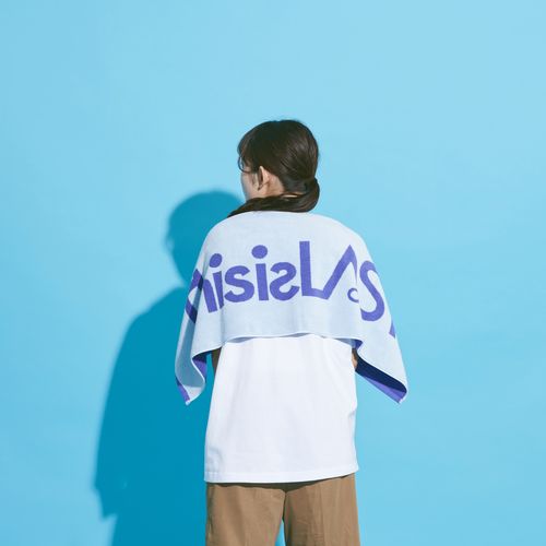 ロゴジャガードタオル [ライトブル-×ブルー]