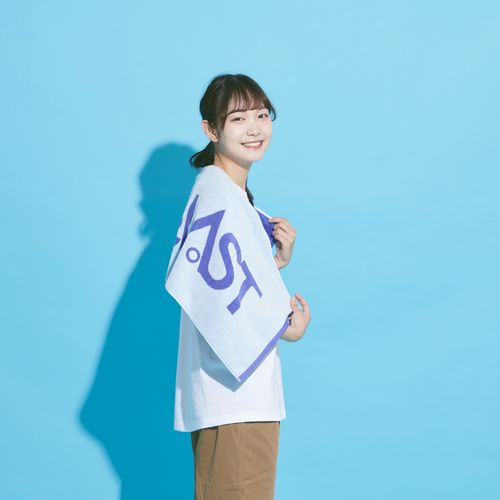 ロゴジャガードタオル [ライトブル-×ブルー]