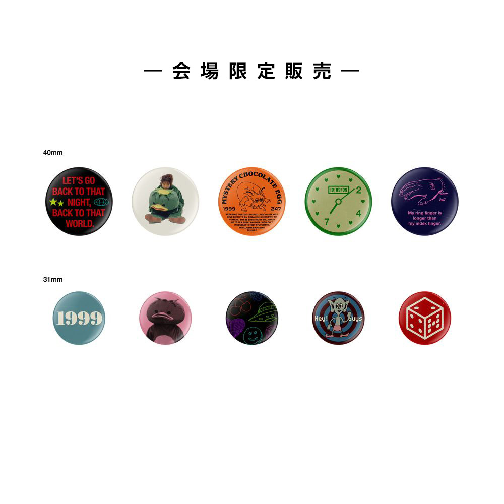 【会場限定ガチャ】’99缶バッジ(大小2個ランダム1セット)
