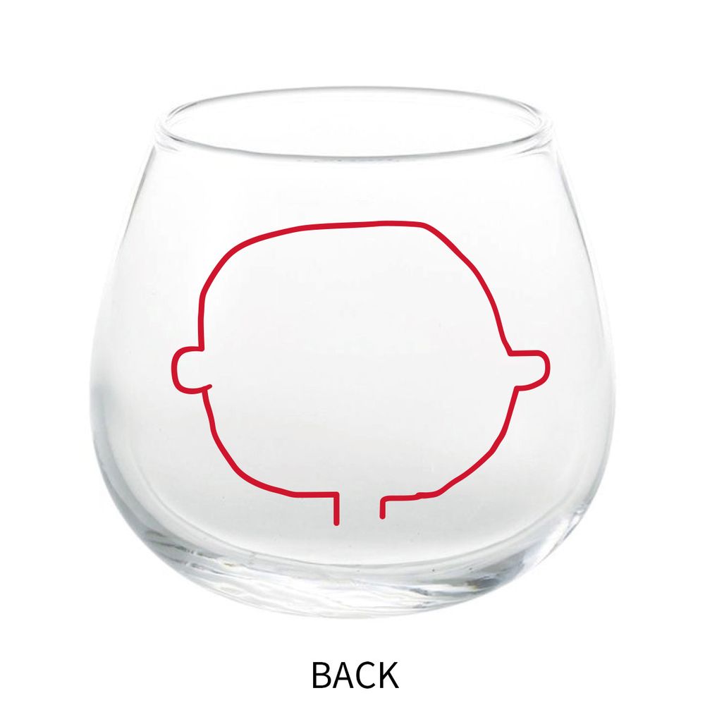 満ちゆく脳みそくん グラス