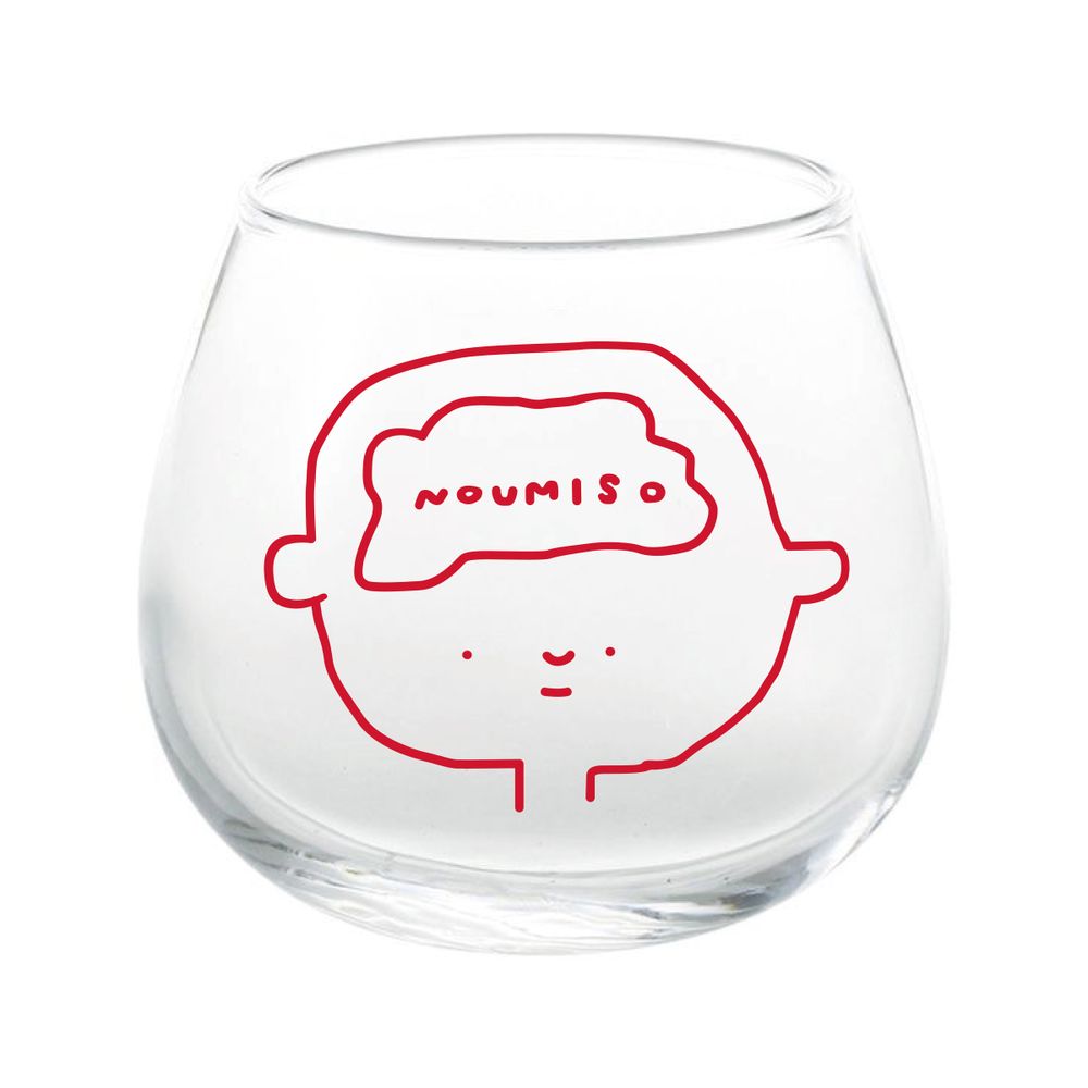 満ちゆく脳みそくん グラス