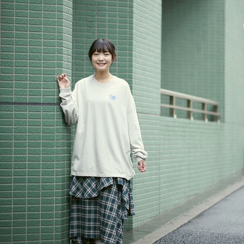 夢見る少女ロンT [フロストグレー]