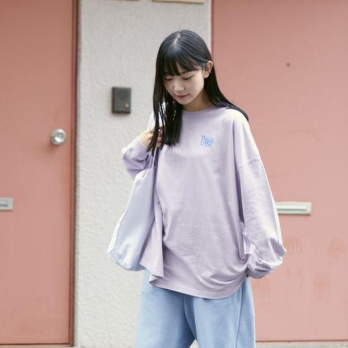 夢見る少女ロンT [スモーキーパープル]
