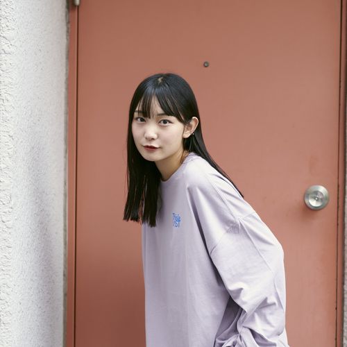 夢見る少女ロンT [スモーキーパープル]