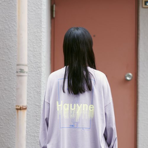 夢見る少女ロンT [スモーキーパープル]