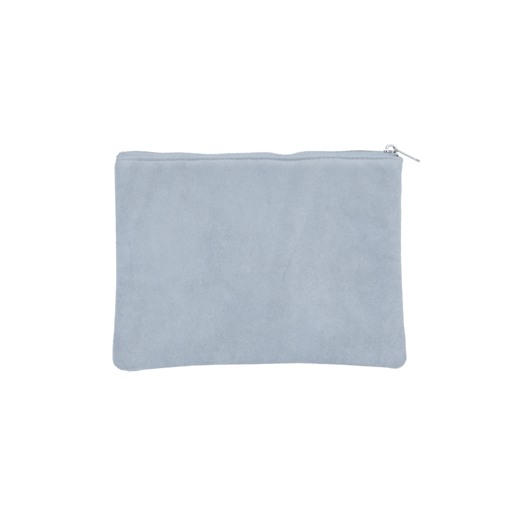 スウェードポーチ [ライトグレー]