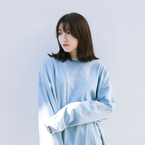 刺繍ロゴ ロンT [アシッドブルー]