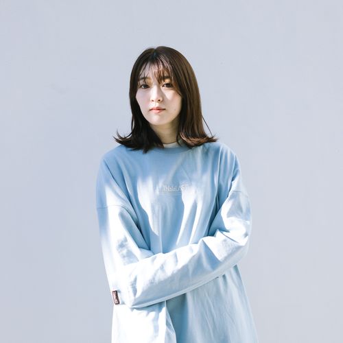 刺繍ロゴ ロンT [アシッドブルー]