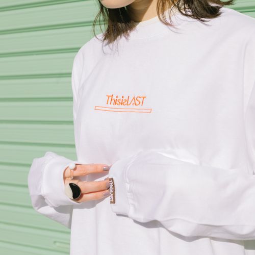 刺繍ロゴ ロンT [ホワイト]