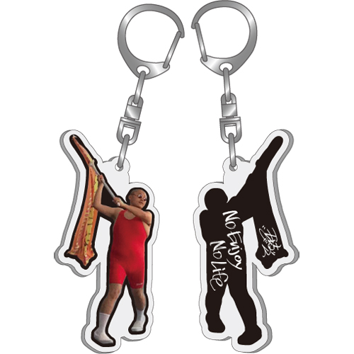 #DJ_HYODOキーホルダー 2 -モン吉直筆サイン入り-