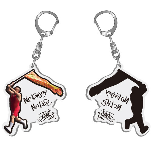 #DJ_HYODOキーホルダー 3 -モン吉直筆サイン入り-