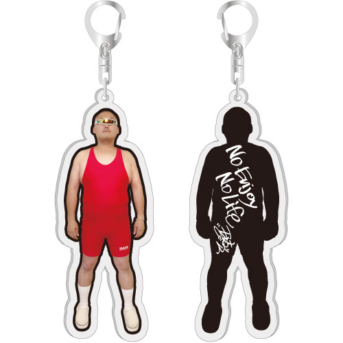 #DJ_HYODOキーホルダー 4 -モン吉直筆サイン入り-