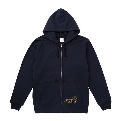 ふなっしー 地上降臨10周年 ワッペン7種付きパーカー